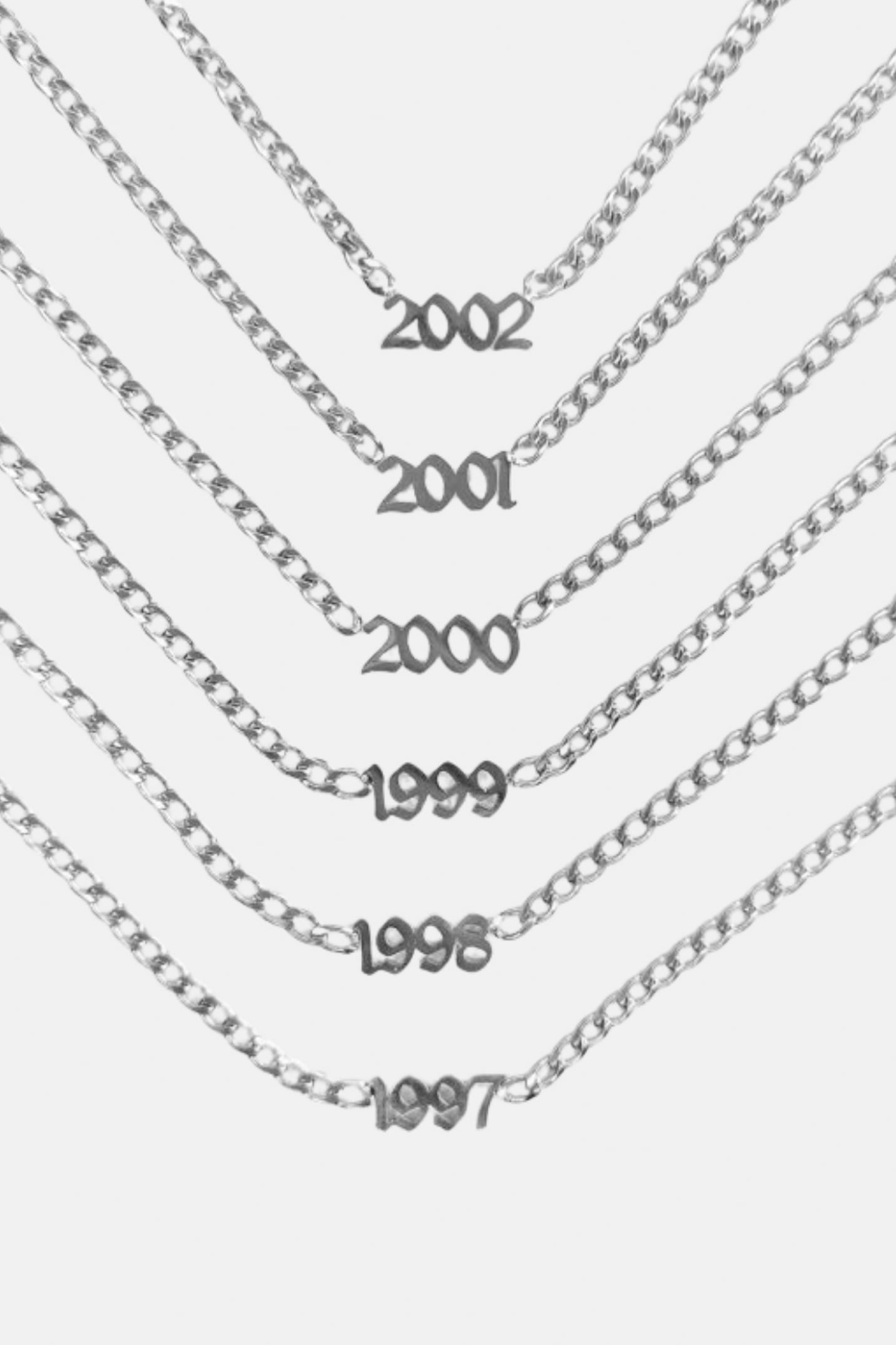 Birth Year Halsband