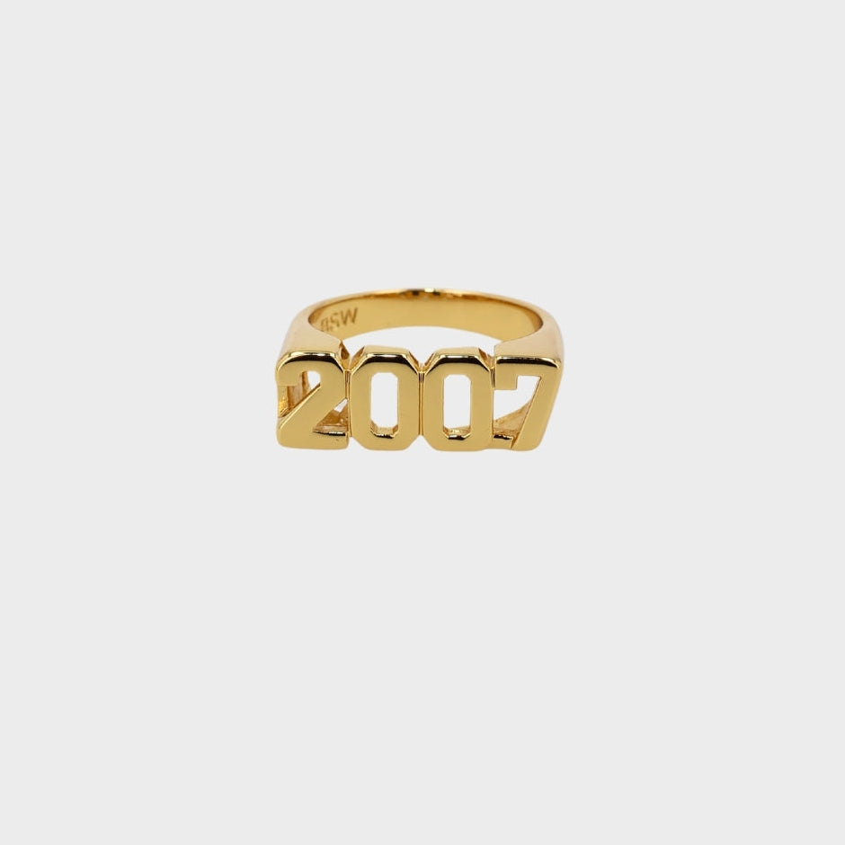 Birth Year Ring Guld