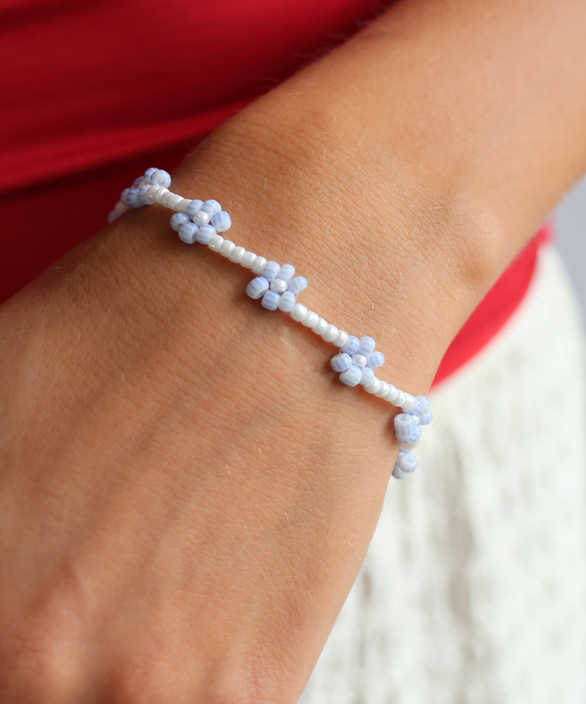 Flower Bead Armband