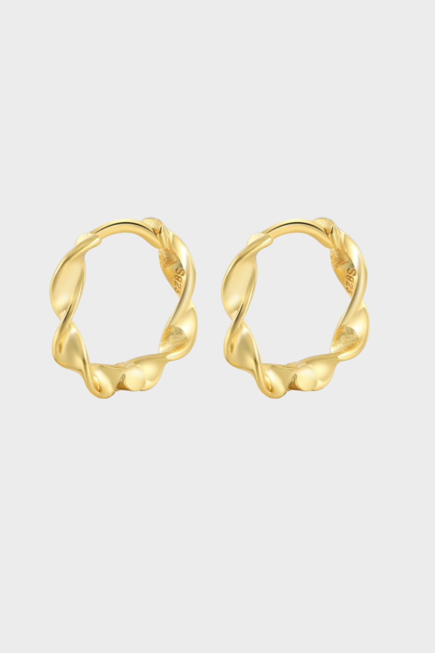 Mini Twisted Hoops