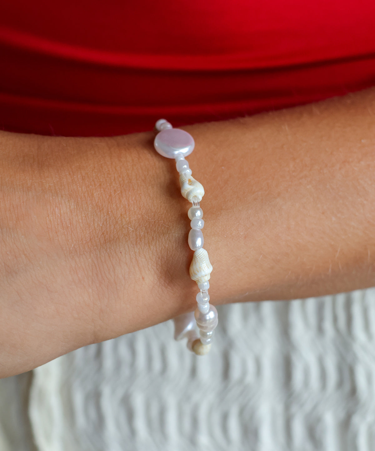 Pearly Moon Armband