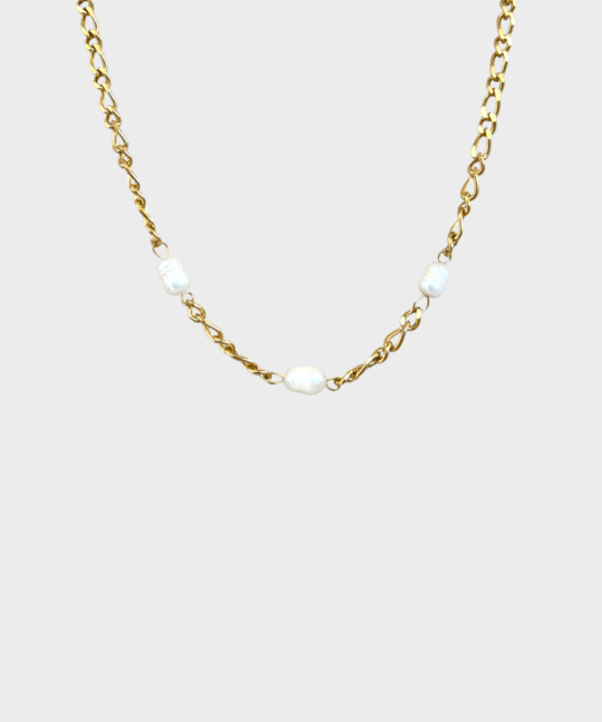 halskæde med tre perler